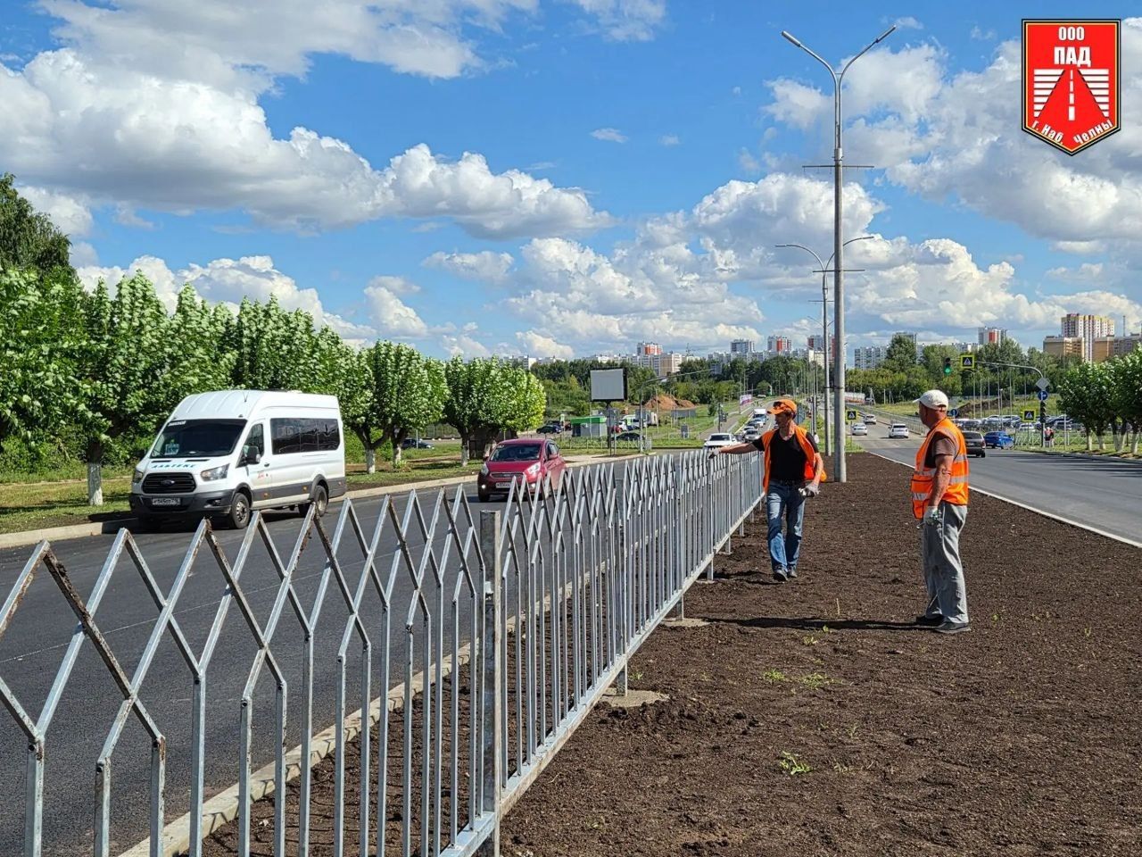 забор на улице Батенчука в Челнах